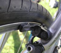Brake pad check.