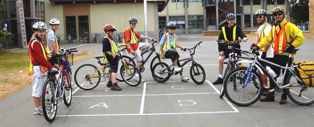 bike riding with kids