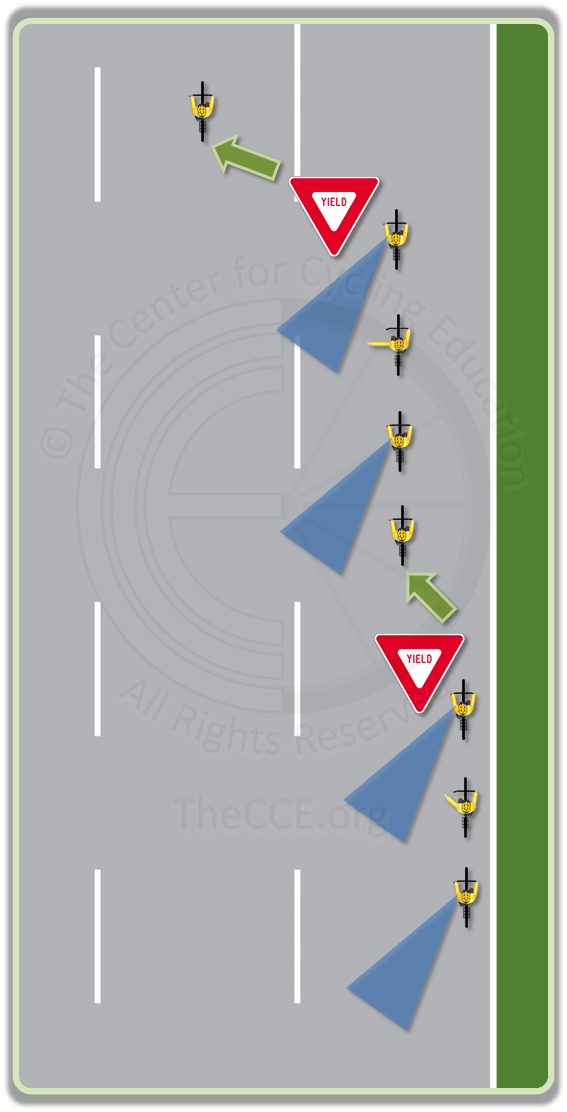 Changing lanes in traffic  The Center for Cycling Education